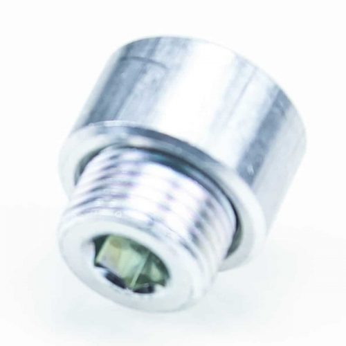 3/8" NPT Aluminum Weld-On Bung for IAT or CLT Sensor