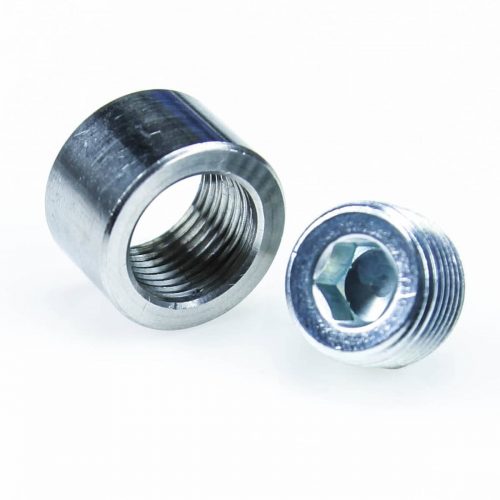 3/8" NPT Stainless Steel Weld-On Bung for IAT or CLT Sensor