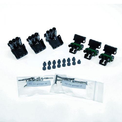 Weather Pack Bulkhead Kit 22-pin 16-14 Ga.